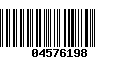 Código de Barras 04576198