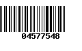 Código de Barras 04577548