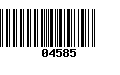 Código de Barras 04585