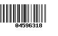 Código de Barras 04596318