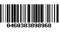 Código de Barras 0460383898968