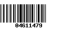 Código de Barras 04611479