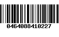 Código de Barras 0464088410227