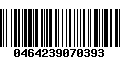 Código de Barras 0464239070393