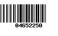 Código de Barras 04652250