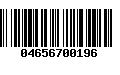 Código de Barras 04656700196