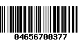 Código de Barras 04656700377