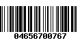 Código de Barras 04656700767