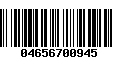 Código de Barras 04656700945