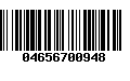 Código de Barras 04656700948