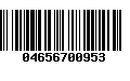 Código de Barras 04656700953