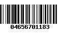 Código de Barras 04656701183