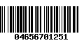 Código de Barras 04656701251