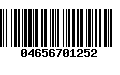Código de Barras 04656701252