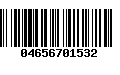 Código de Barras 04656701532