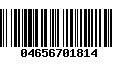 Código de Barras 04656701814