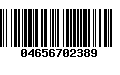 Código de Barras 04656702389