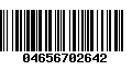 Código de Barras 04656702642