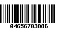 Código de Barras 04656703086