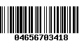 Código de Barras 04656703418