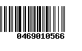 Código de Barras 0469010566