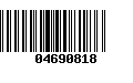 Código de Barras 04690818