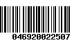 Código de Barras 046920022507