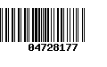 Código de Barras 04728177