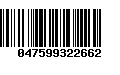 Código de Barras 047599322662