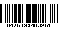 Código de Barras 0476195483261