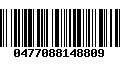 Código de Barras 0477088148809