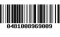 Código de Barras 0481008969009