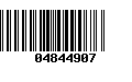 Código de Barras 04844907