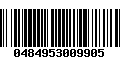 Código de Barras 0484953009905