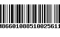 Código de Barras 04866010885100256114