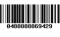 Código de Barras 0488888869429