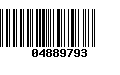 Código de Barras 04889793