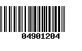 Código de Barras 04901204