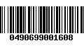 Código de Barras 0490699001608