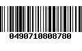 Código de Barras 0490710808780