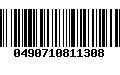 Código de Barras 0490710811308