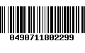 Código de Barras 0490711802299