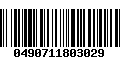 Código de Barras 0490711803029