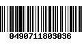 Código de Barras 0490711803036