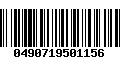 Código de Barras 0490719501156