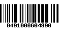 Código de Barras 0491000604990