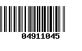 Código de Barras 04911045