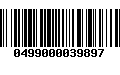 Código de Barras 0499000039897