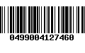 Código de Barras 0499004127460