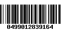 Código de Barras 0499012839164